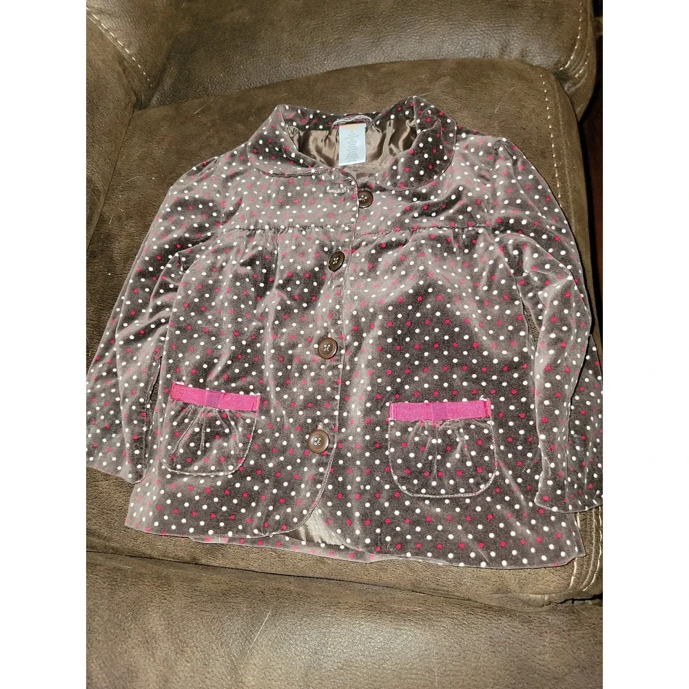 Gymboree outlet‎ sweet treats brown coat size 2t 3t
